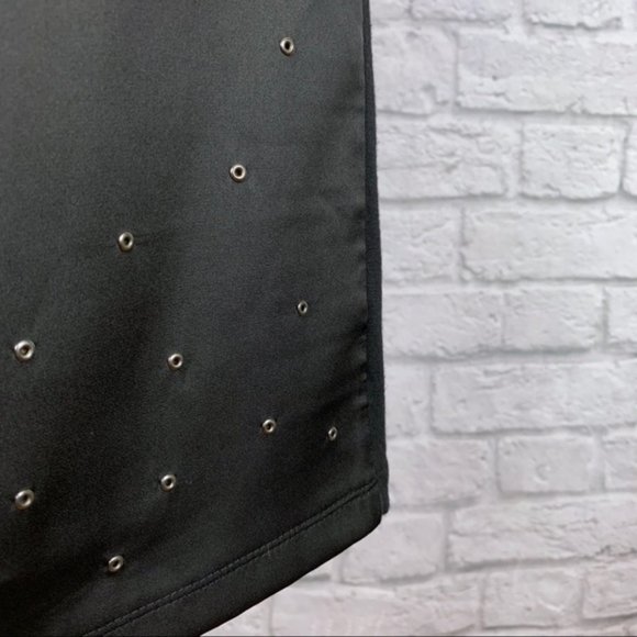 BCBGeneration Black Mini Dress XS Open Ladder Back - Picture 6 of 8